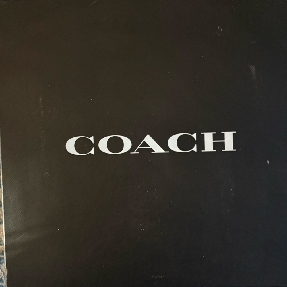 Coach Black Shoe Box